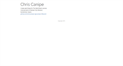 Desktop Screenshot of chriscanipe.com